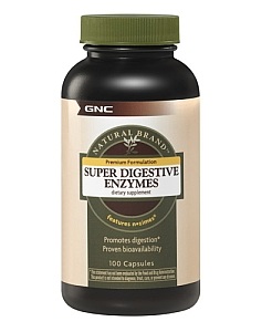 GNC Natural Brand Super Digestive Enzymes  100 Capsules